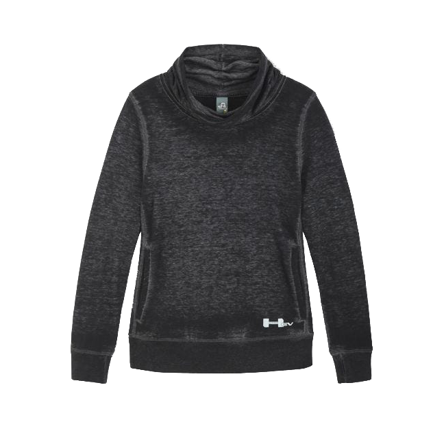 Dark Slate Gray HUMMER EV Women's Cowl Neck Fleece