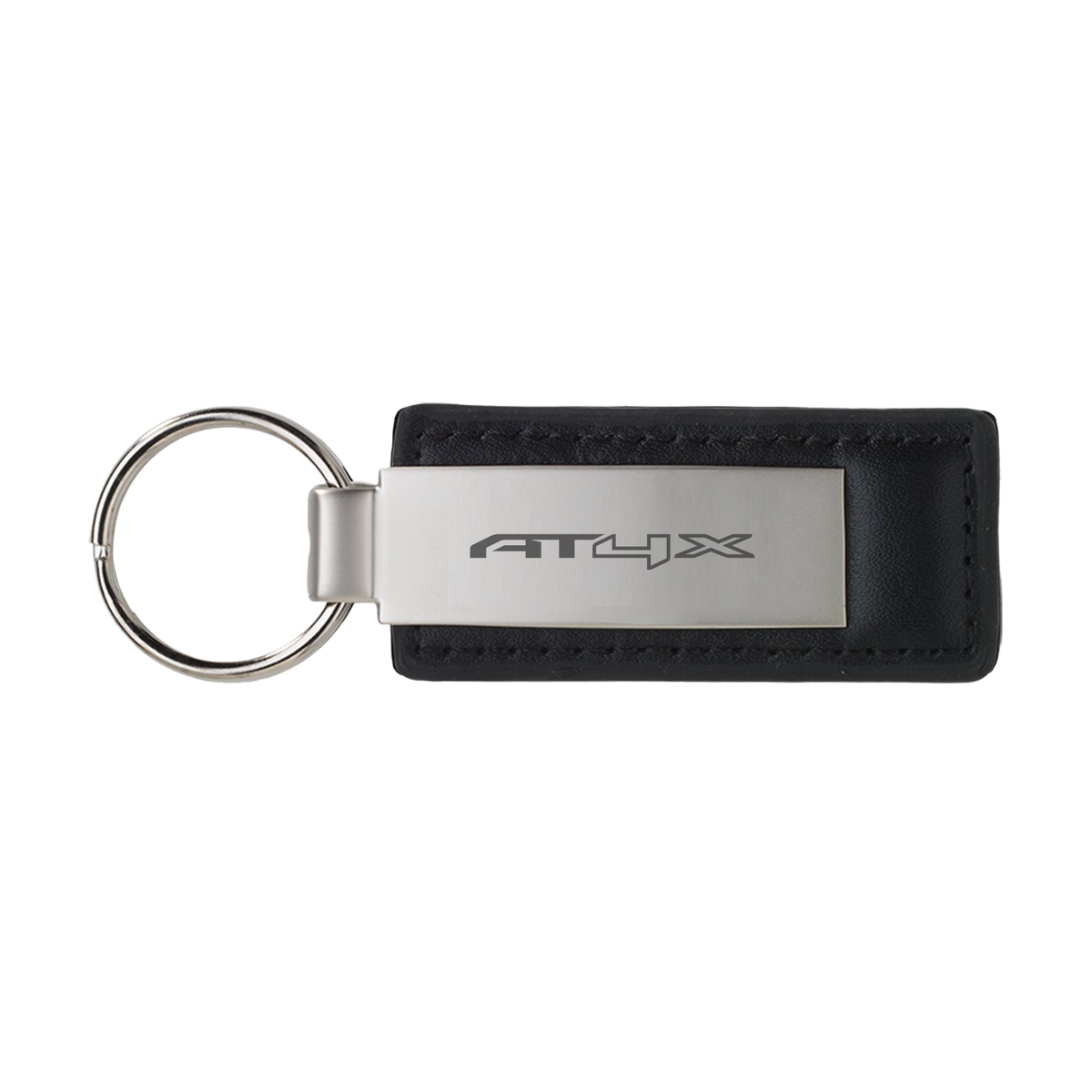 AT4X Leather/Metal Keychain