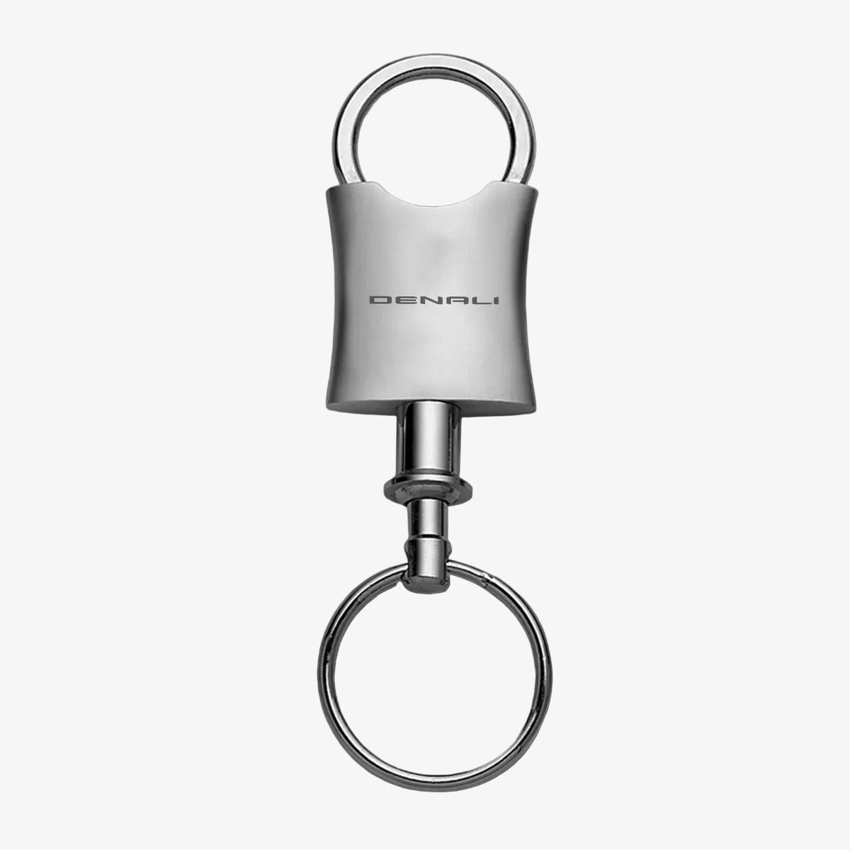 Gray Denali Curved Ring Top Keychain